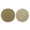 Vloerkleed maisblad - D 100cm - 2ass. prijs per stuk - tapijt mais
