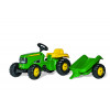 ROLLY Kid John Deere tractor+ kar- groen 10002730