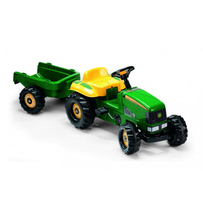 ROLLY Kid John Deere tractor+ kar- groen 10002730
