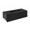 Zack PURO - Tissue box - zwart RVS