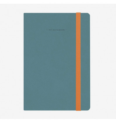 LEGAMI Notebook medium - gelijnd - grijs blauw