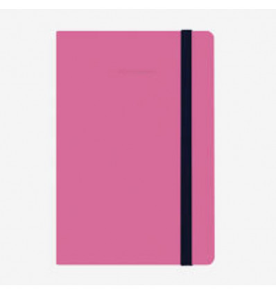 LEGAMI Notebook medium - gelijnd - magenta