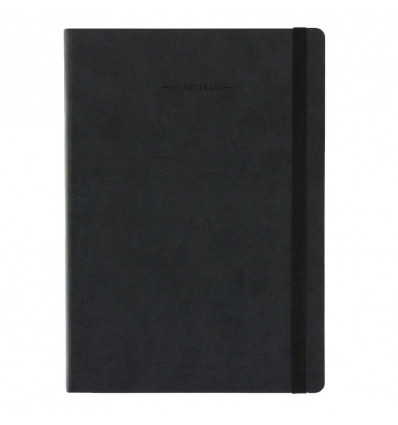 LEGAMI Notebook A5 - gelijnd - zwart