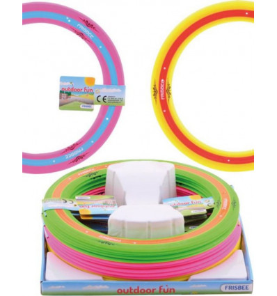 Frisbee -assortie kleuren prijs per stuk