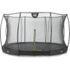 SILHOUETTE trampoline inground 366cm + safety net - zwart TU