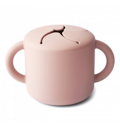 MUSHIE snack cup - blush