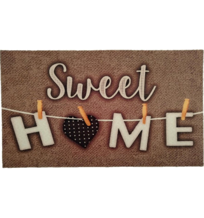 DECO STYLE voetmat - 40x60cm- sweet home