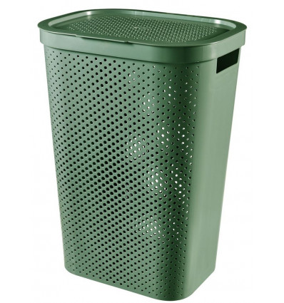 CURVER Infinity wasbox 60L - dots groen recycled