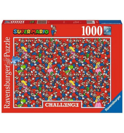 RAVENSBURGER Puzzel - Super Mario Bros challenge - 1000st.