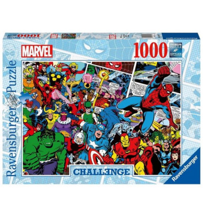 RAVENSBURGER Puzzel - Marvel challenge - 1000st.