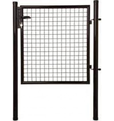 GIARDINO poort met slot - 150x100cm - zwart RAL9005