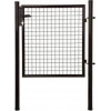 GIARDINO poort met slot - 150x100cm - zwart RAL9005