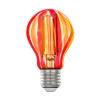 EGLO LED-Lamp - E27 A60 6,5W rood/oranje 12568/9002759125684 LED lichtbronnen