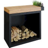 OFYR - Butcher block storage 90cm -blackteak wood werkblok