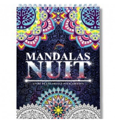COLORYA Kleurboek voor volwassenen - 30 afbeeldingen mandala's zwart