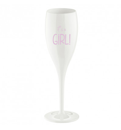 Koziol CHEERS NO.1 champagneglas 100ml - It's a girl TU UC