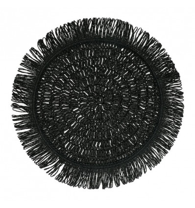 Pomax GUYLA placemat - 40cm - zwart