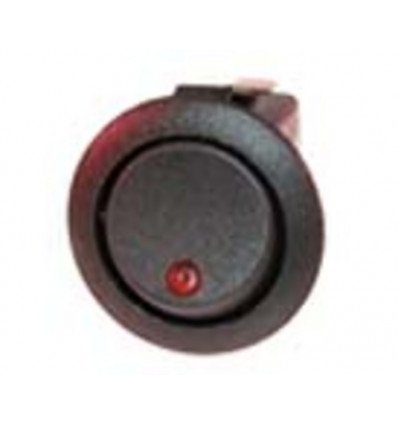 PACAUTO Schakelaar LED - mini rond - rood