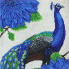 Crystal Art Kit - Flowering peacock - 30x30cm