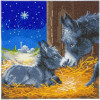 Crystal Art Kit - Little Donkey- 30x30cm