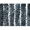 Stripgordijn fluweel - 100x220cm - grijs vliegen-deurgordijn