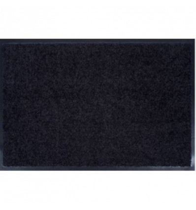 WASH & CLEAN voetmat - 50x75cm - zwart