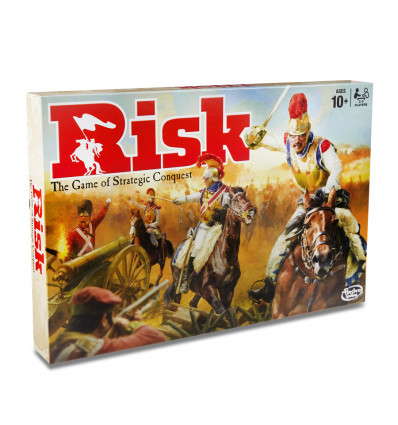 HASBRO Gaming- Risk strategisch bordspel 10074978 54874044MBN speeltijd 120 min