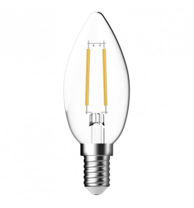 ENERGETIC LED Lamp C35 4W 470LM 2700K E14 - CLEAR
