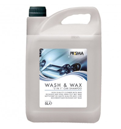 Prisma wash & wax 3in1 5L car shampoo reiniger van hoge kwaliteit met wax