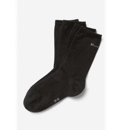 Marc O'Polo Dames sokken - zwart - 39/42 tu uc