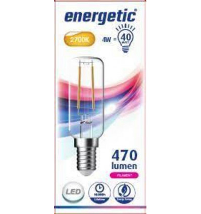 ENERGETIC LED buis filament - E14 4W 2700K