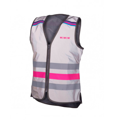 WOWOW Lucy - Fluo vest full reflect - L