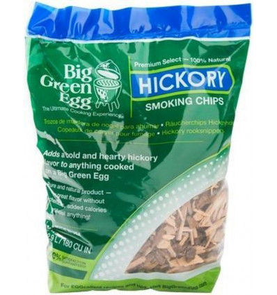 BIG GREEN EGG houtsnippers - hickory