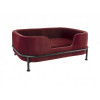 Leitmotiv huisdier sofa puffed - clay brown - 63x42x24.5cm