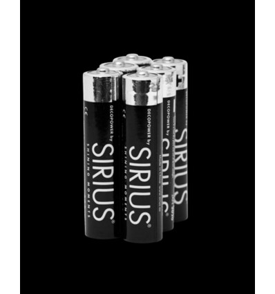 SIRIUS DecoPower AAA batterijen - 6st.
