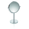 KELA Fabienne spiegel staand 20cm - zilver kantelbaar 1/5x vergrotend