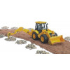 BRUDER - Heavy works tractor m/ front & back lader