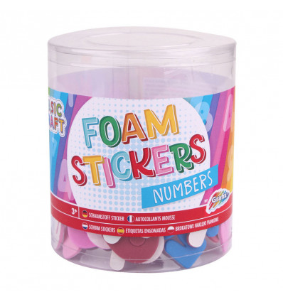 GRAFIX - Stickers foam numbers & letters - ass.
