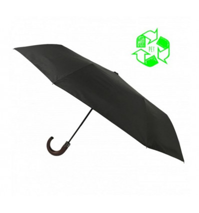 SMATI Paraplu heren compact ecologisch - zwart