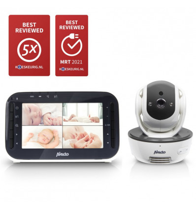 ALECTO DVM200 Babyfoon met camera 4.3" beeldbabyfoon scherm 11cm 300m bereik