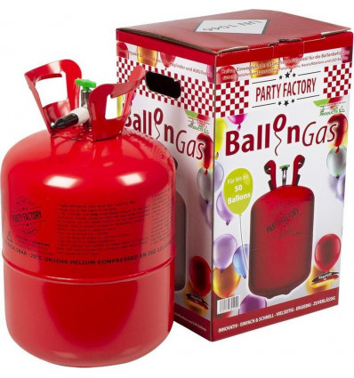 Helium cylinder - voor 50 ballonnen voor het vullen van latex, folie&Led ballon