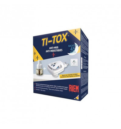 RIEM Ti-tox anti-mug starter kit 1 toestel met flacon
