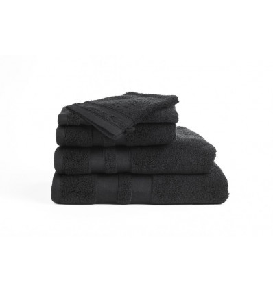 Handdoek 50x100cm - zwart (500g/m2)