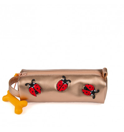 Stones & Bones OREGON 2.0 pennenzak - ladybugs roze