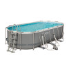 BESTWAY Zwembad Power Steel frame pool - 549x274x122cm ovaal met filter