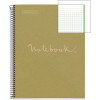 MIQUELRIUS Eco notitieboek A4 - geruit - vieux pastel green