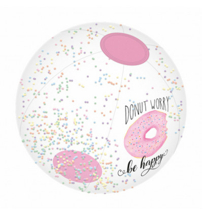 LEGAMI Glitter strandbal - donut