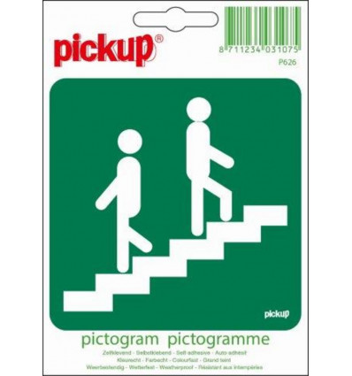 PICKUP Pictogram - trappenhuis - 10x10cm