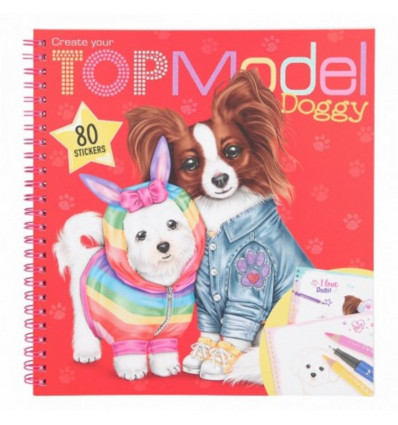 Create your TOPMODEL Doggy - kleurboek