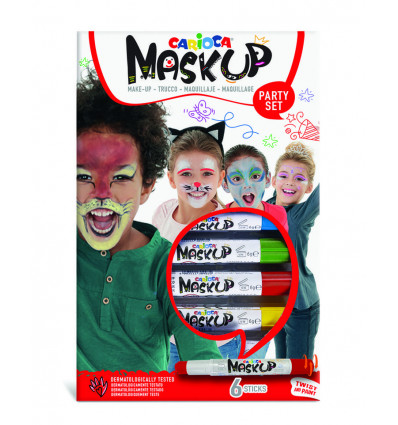 CARIOCA Mask up kindergrime stiften 6st- party